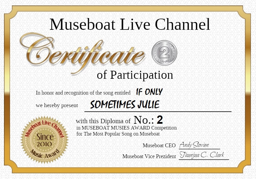 SOMETIMES JULIE on Museboat LIve